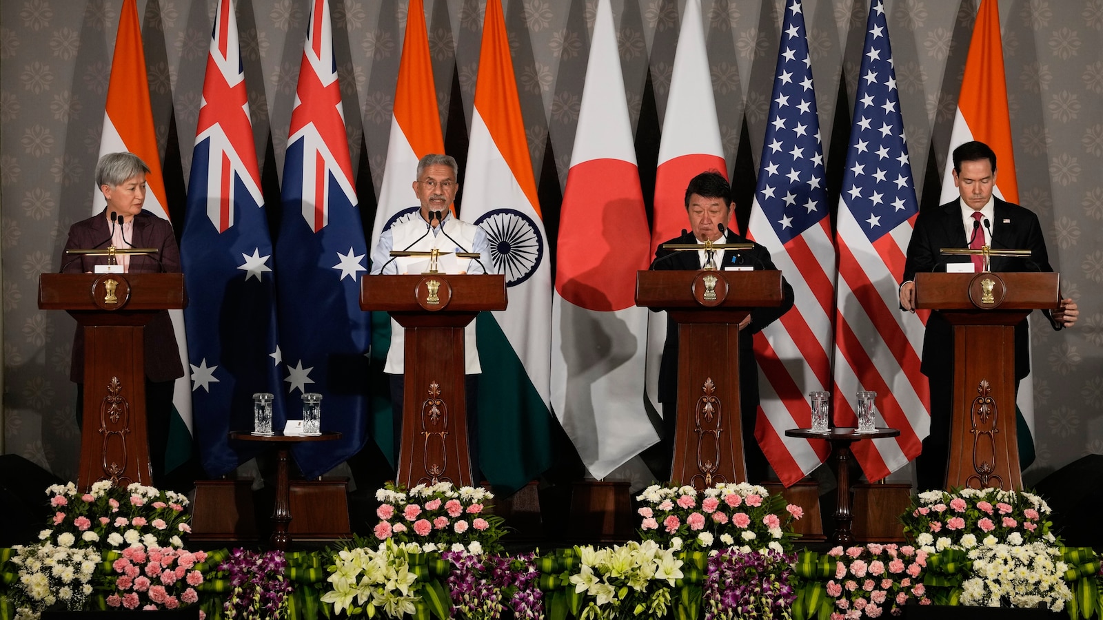 Quad foreign ministers hold talks in New Delhi on Indo-Pacific cooperation