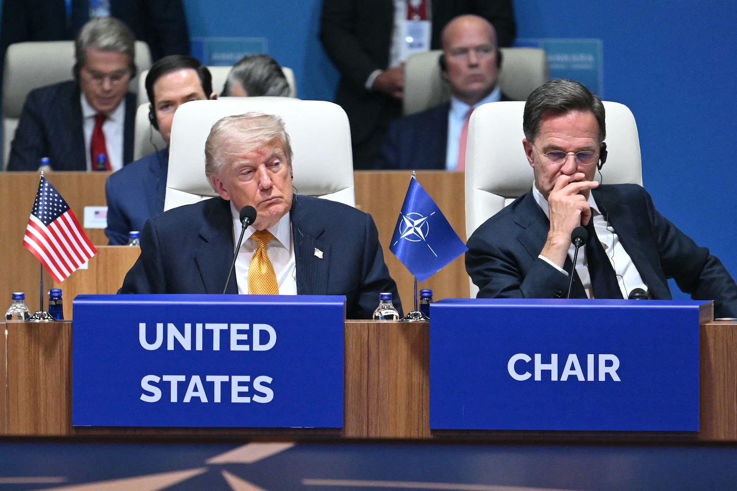 Trump calls for US to cut off trade with Spain over NATO funding, Iran, again seeks control of Greenland at NATO summit - ABC News
