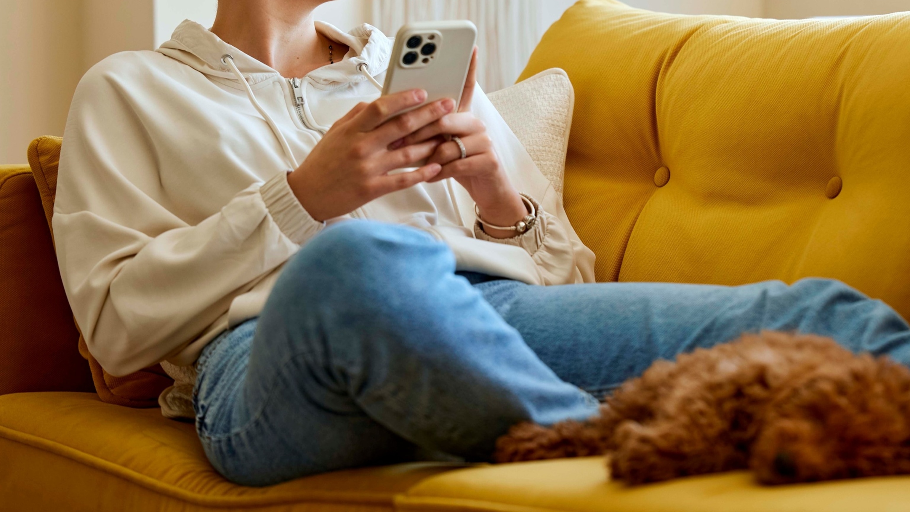 PHOTO: A person on their phone in an undated stock photo. 