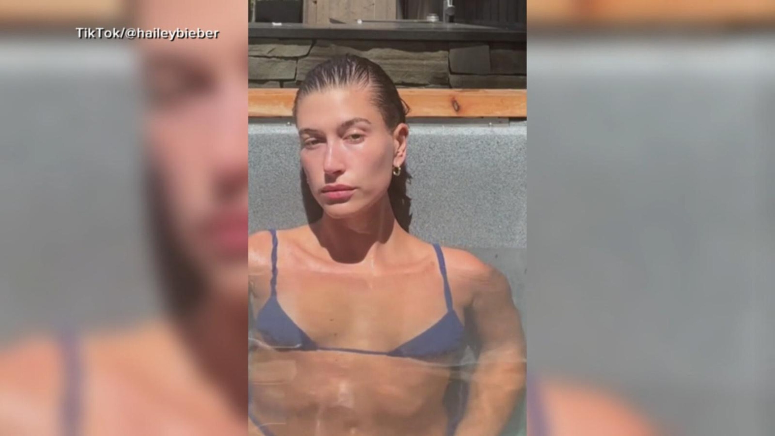 Video Hailey Bieber says polar plunge helped with anxiety - ABC News
