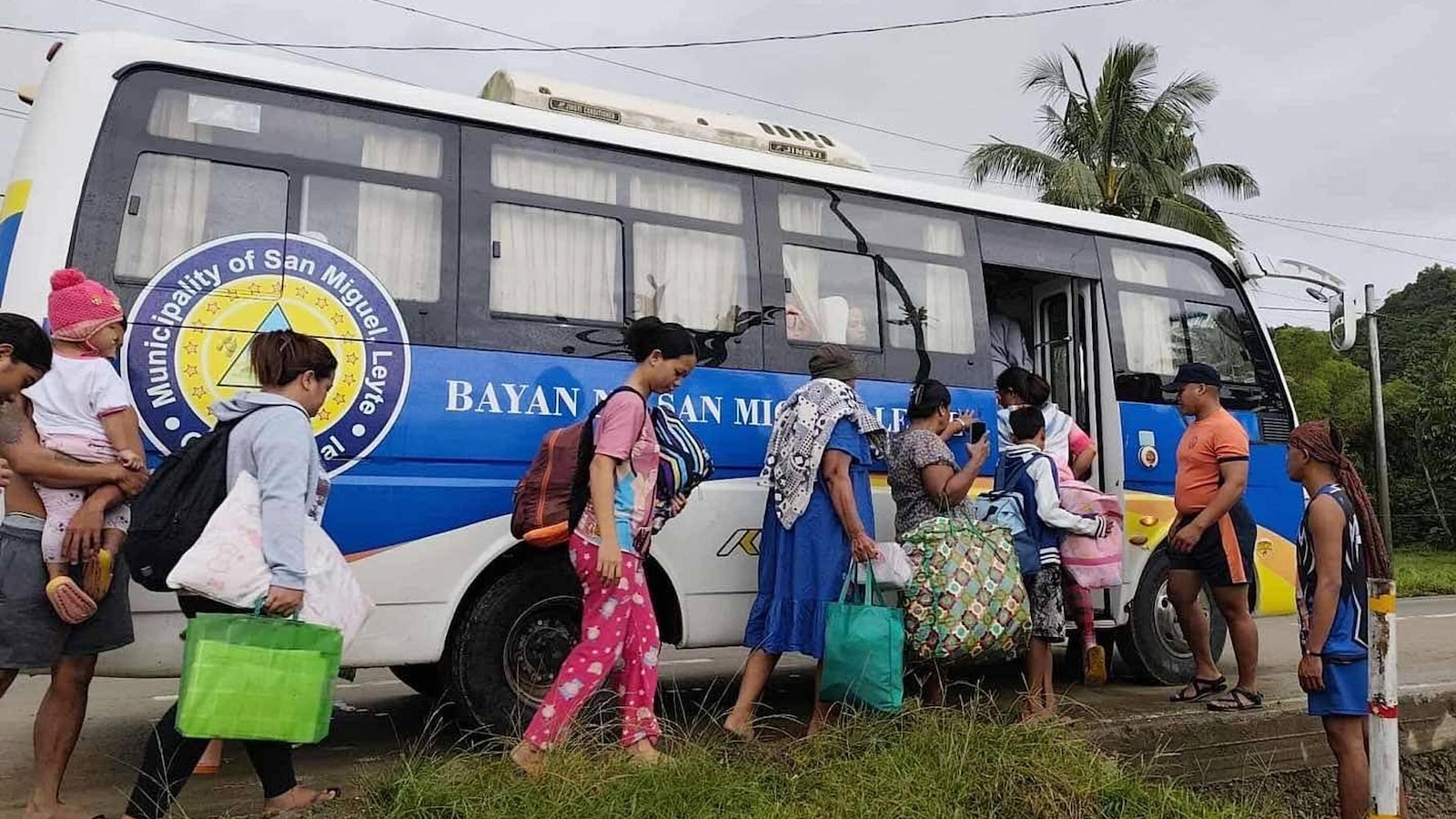 Tens of thousands of people evacuate as typhoon approaches eastern Philippines