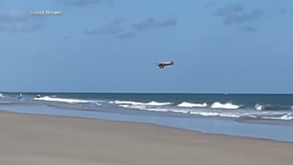 WATCH: New video shows plane crashing off Florida beach