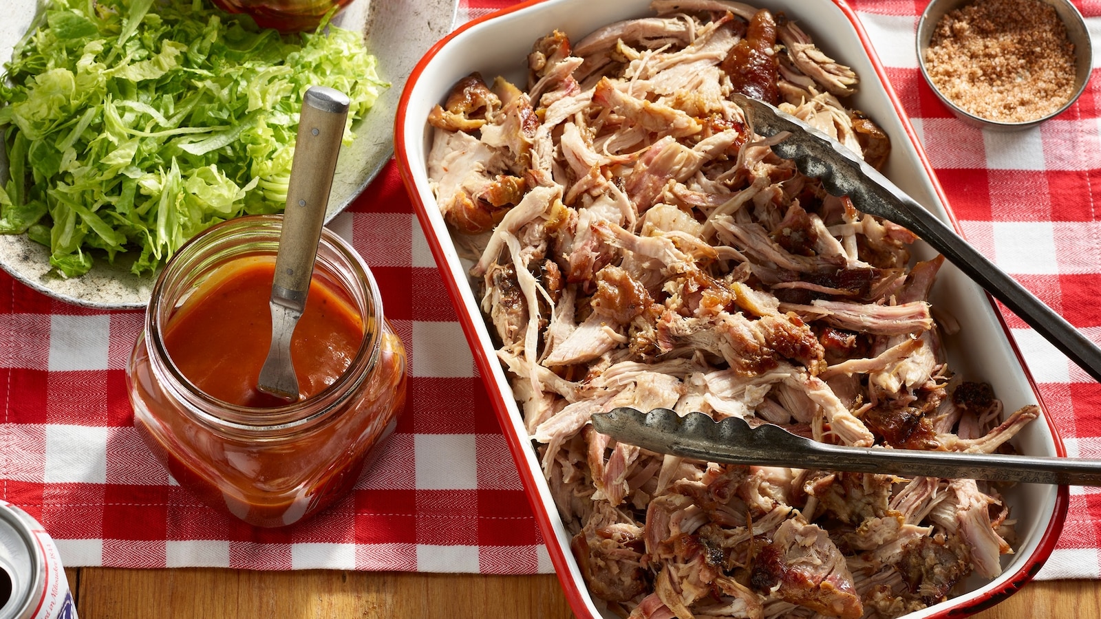 A photo of pulled pork from Anthony Anderson and Cedric The Entertainer's new cookbook.