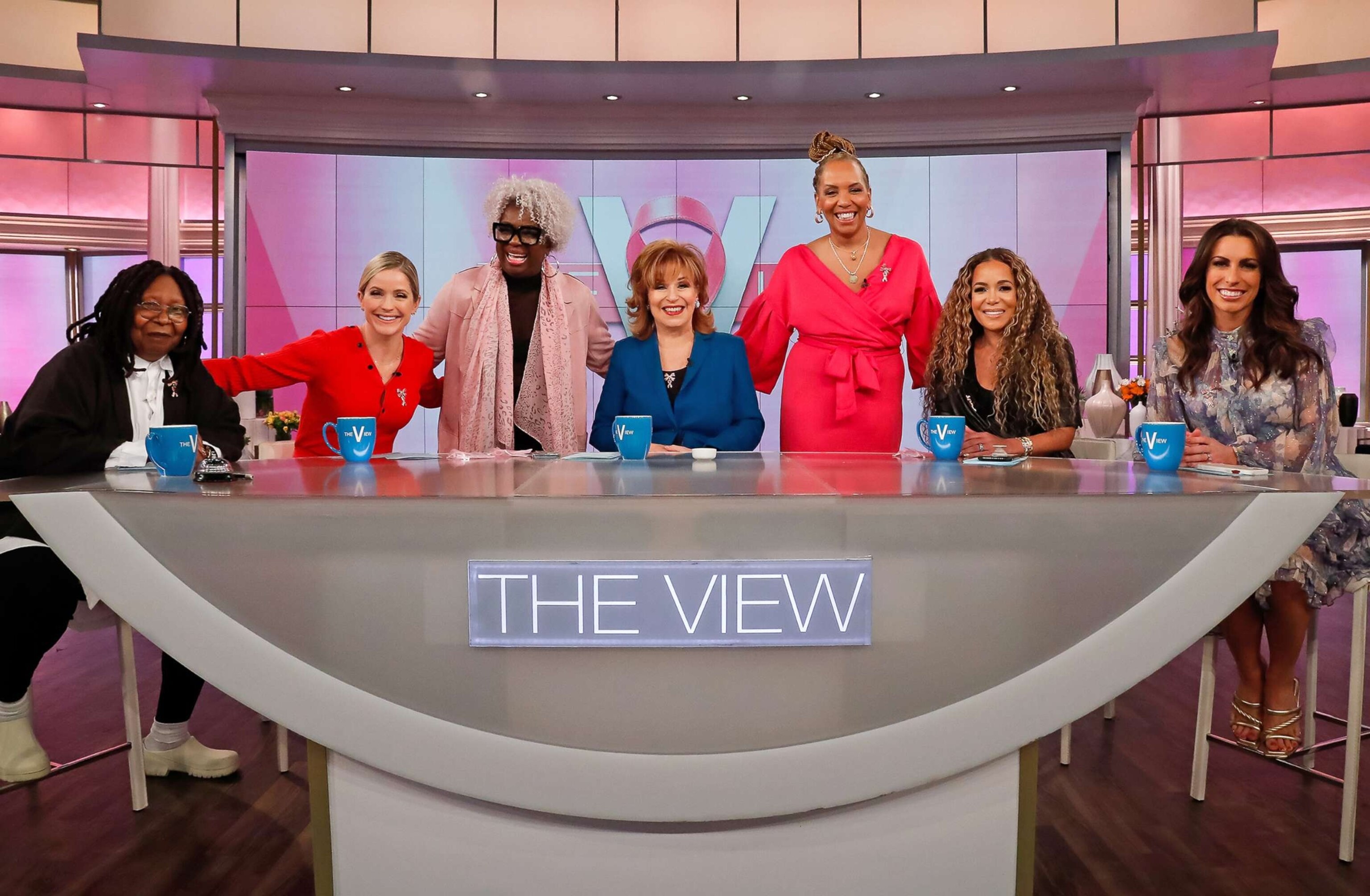 PHOTO: "The View" celebrates breast cancer survivors Angela Taylor (Fort Lauderdale, Florida), Venita Graves (Houston, Texas) and Dawn Compton (Belleville, Texas).