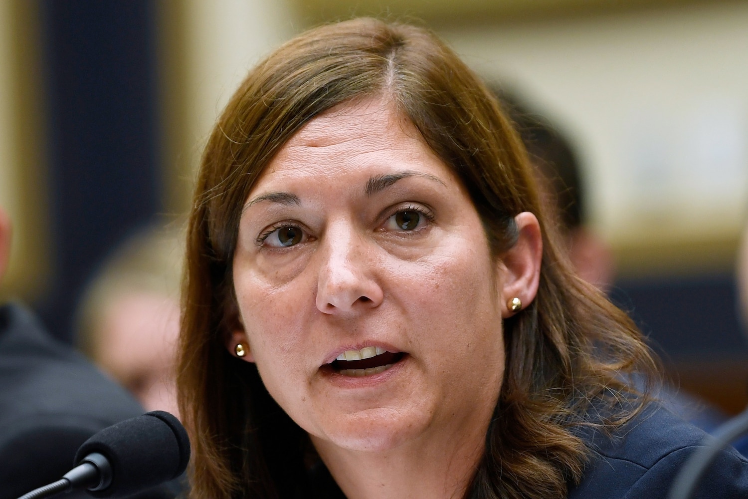 Deputy Assistant Director for Counterterrorism at the FBI Nikki Floris, testifies before the House Judiciary Committee hearing on Capitol Hill in Washington, Oct. 22, 2019. Susan Walsh/AP Photo