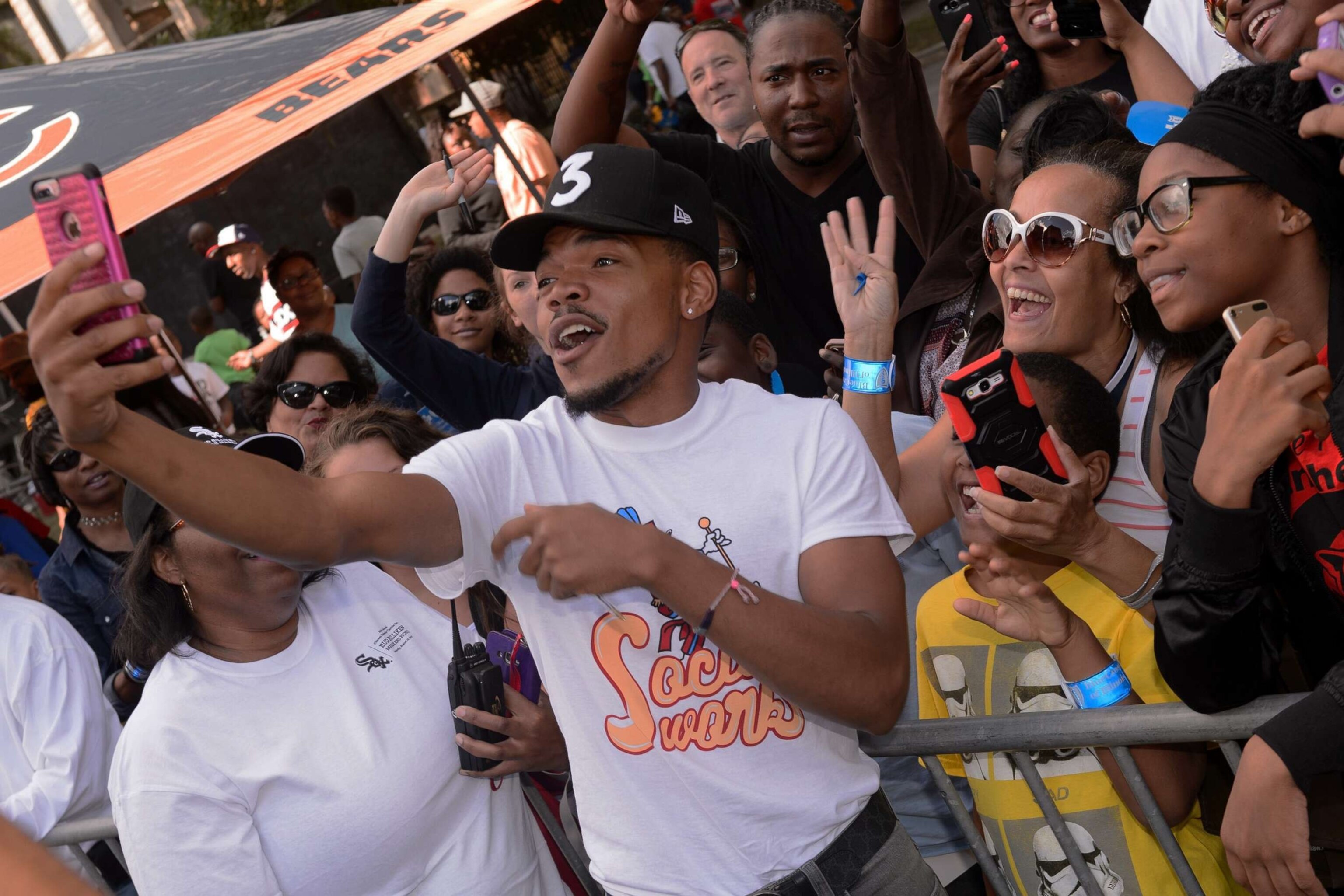 PHOTO: Chance the Rapper attends the 88th Annual Bud Billiken Parade on Aug. 12, 2017, in Chicago. 