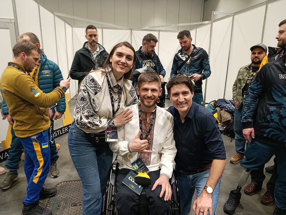 PHOTO: Serhii Hordiievych, a Ukrainian veteran, poses in British Columbia, Canada, in an undated handout photo.