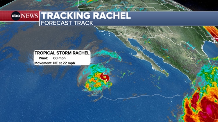 PHOTO: Tracking Rachel map