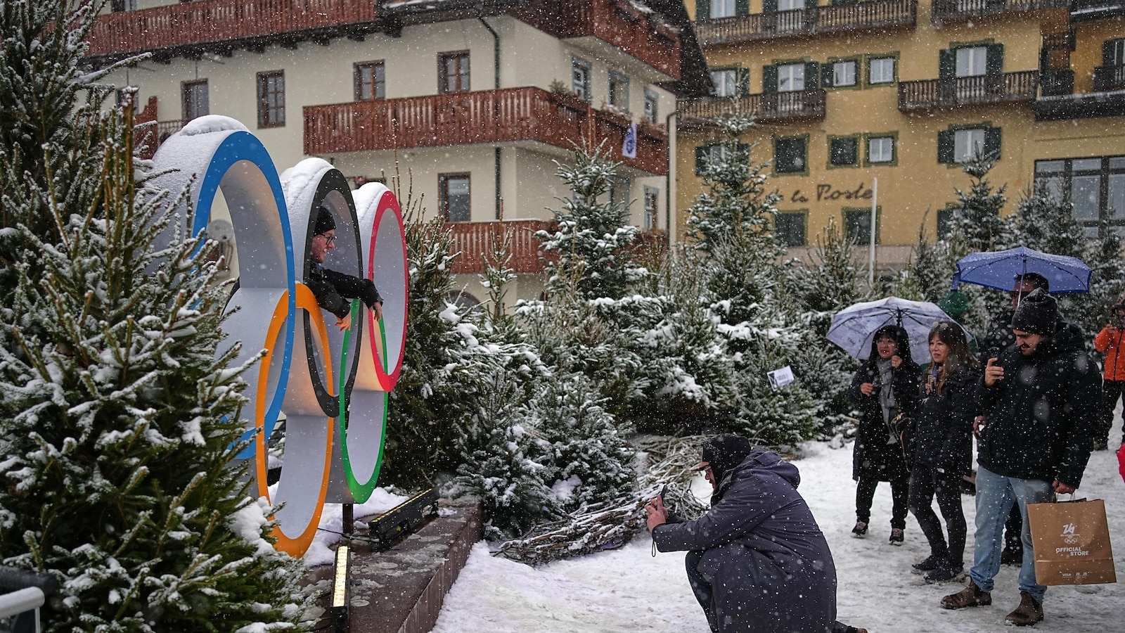 Cortina is abuzz for the Winter Olympics. Co-host Milan not so much
