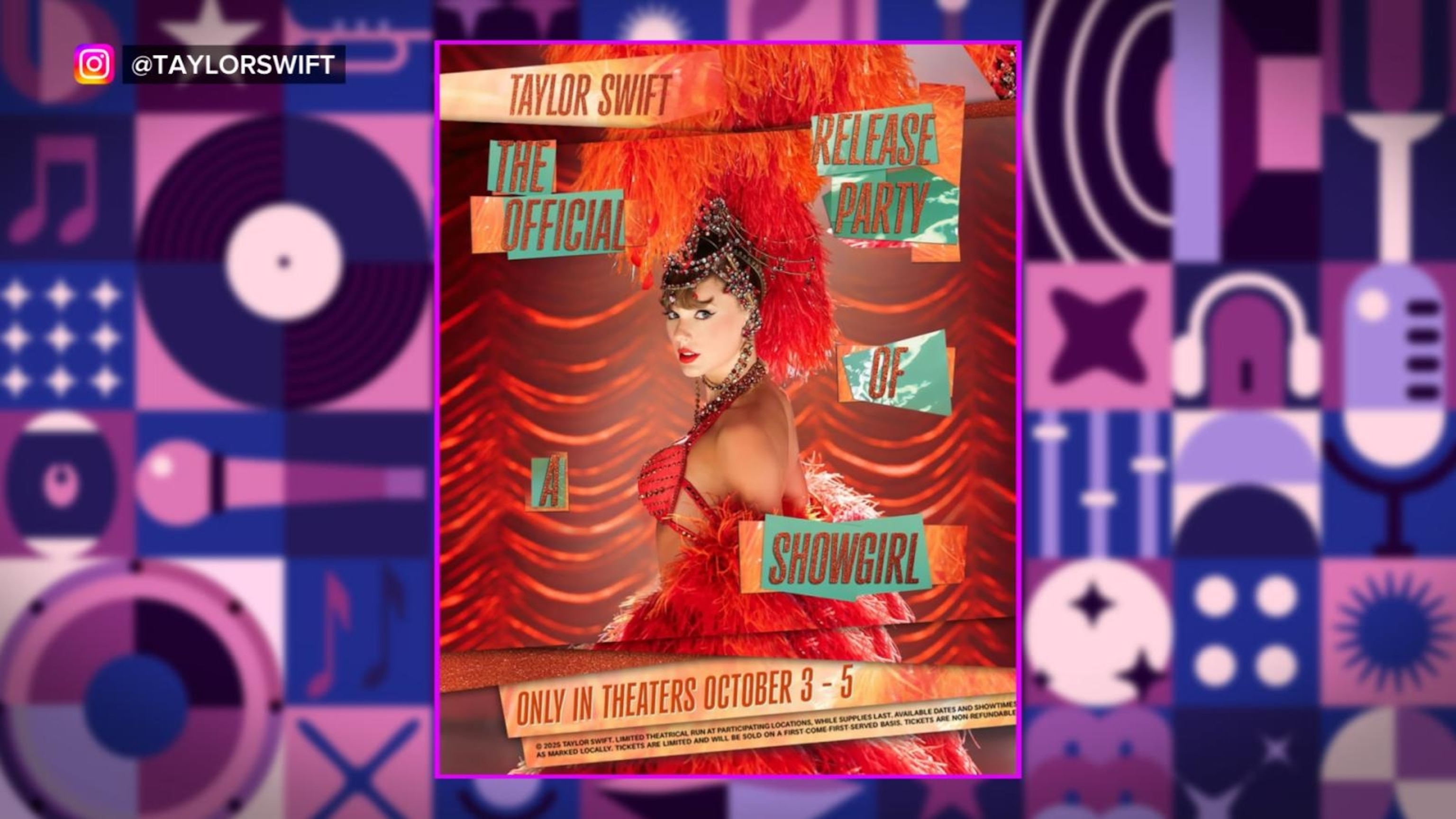 Video Taylor Swift's 'Life of a Showgirl' Set for October