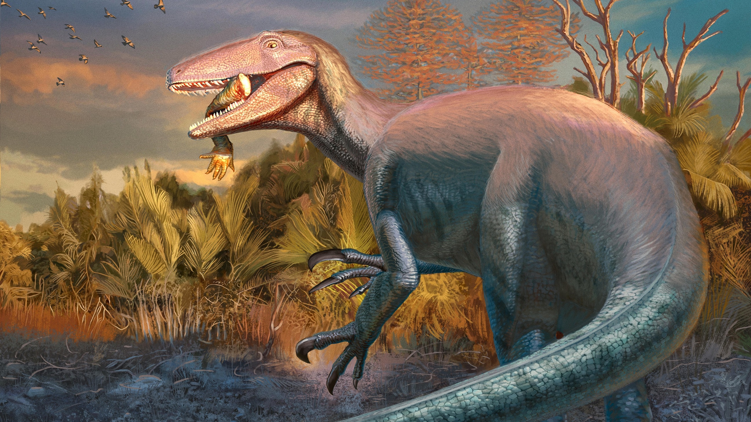 Fossils Of New Dinosaur Species Found With Crocodile Bone In Its Mouth Fossils Of New Dinosaur Species Found With Crocodile Bone In Its Mouth