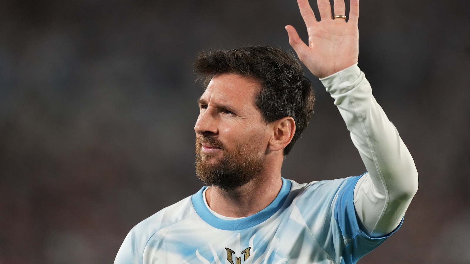 A drone display honored Argentinian soccer star Lionel Messi after he made his final appearance for his national team in a friendly against Benin in Buenos Aires. Read more: