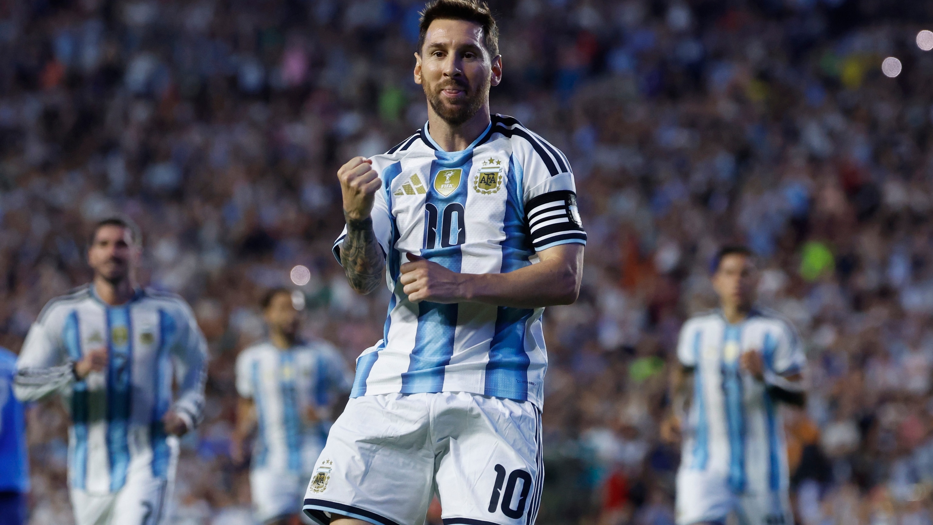 Messi scores on a penalty as Argentina beats Iceland 3-0 in its