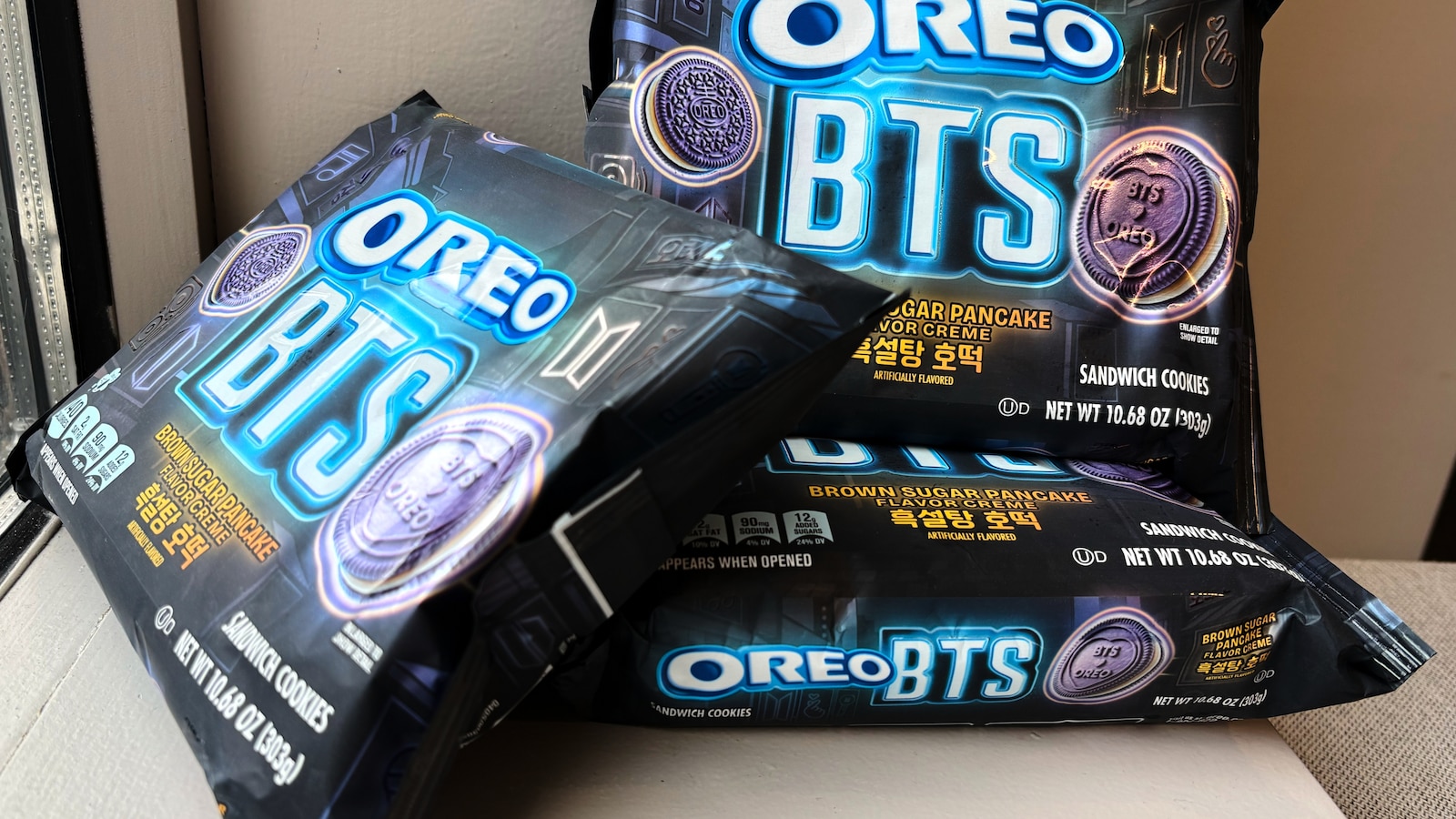  What tastes like a Korean pancake and is purple all over? An Oreo inspired by BTS
