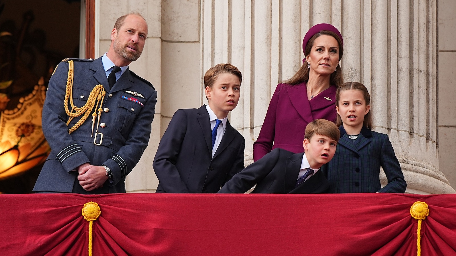 Prince Princess Charlotte and Prince Louis make royal