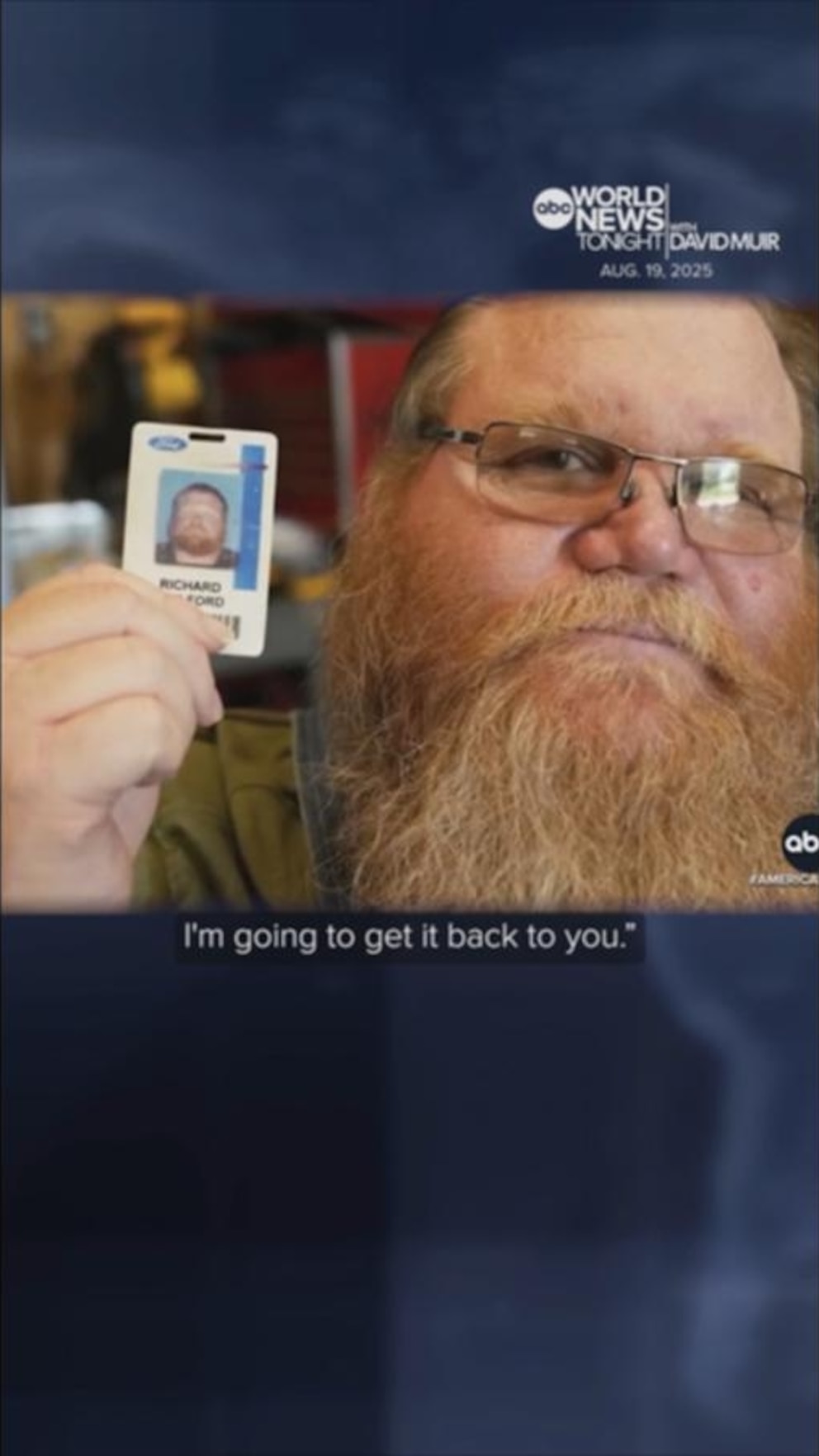 NextImg:Video Assembly line worker's wallet found under hood of Ford SUV 11 years after losing it