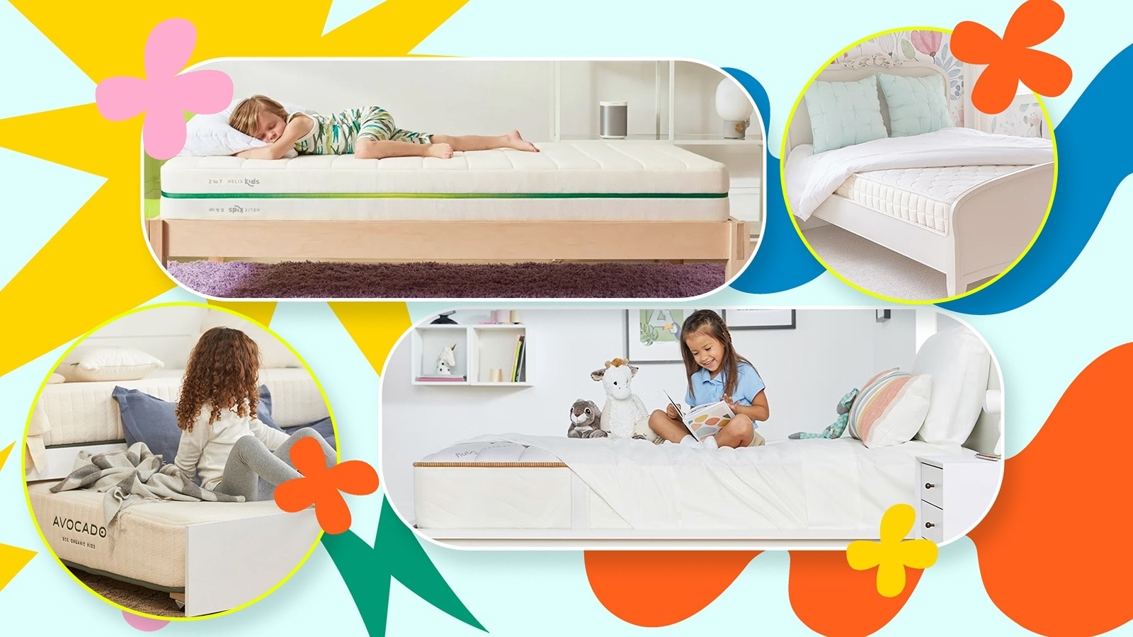 Shop top mattresses for kids.