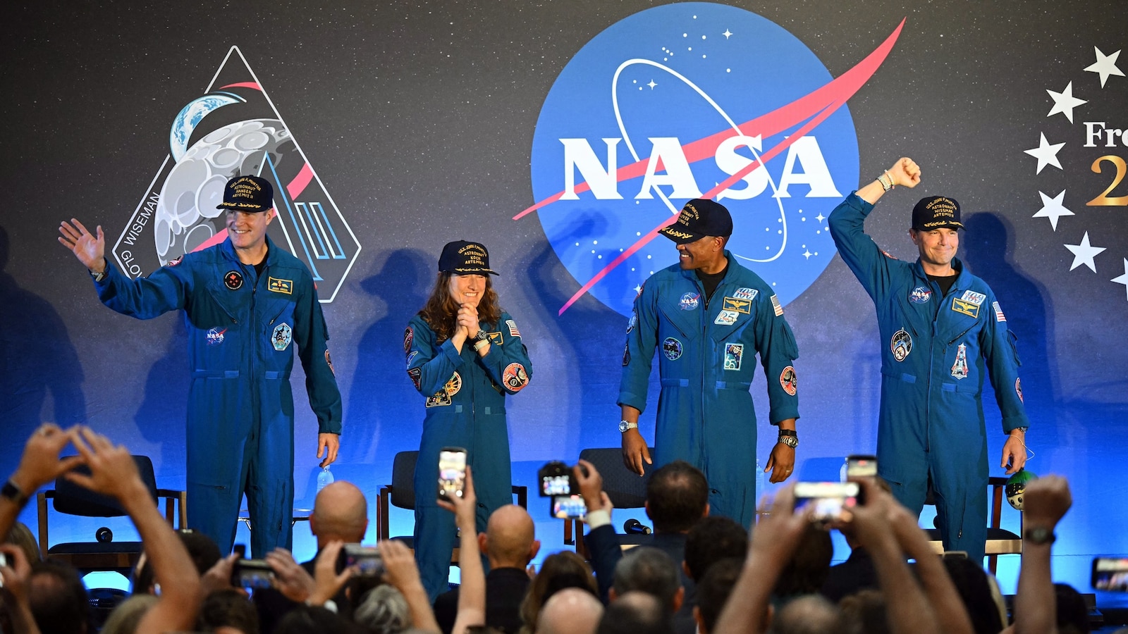 Artemis II live updates: Crew makes 1st appearance since return from moon mission