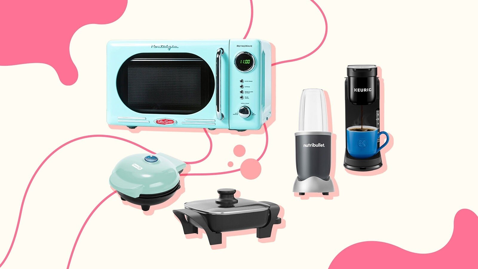 Small appliances for your dorm or home kitchen.
