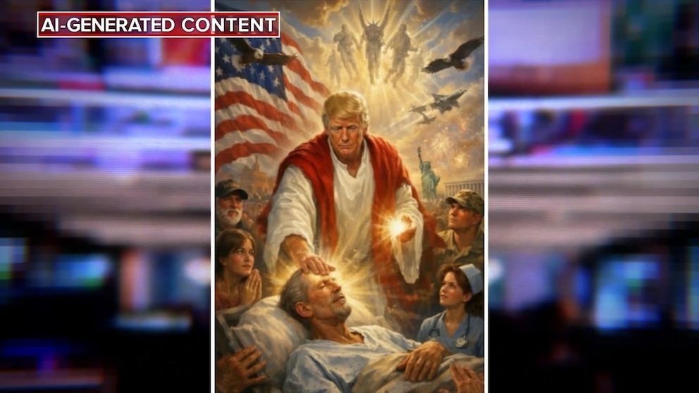 Video The top internet searches surrounding Trump’s now deleted AI post