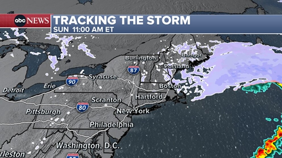 PHOTO: tracking the storm