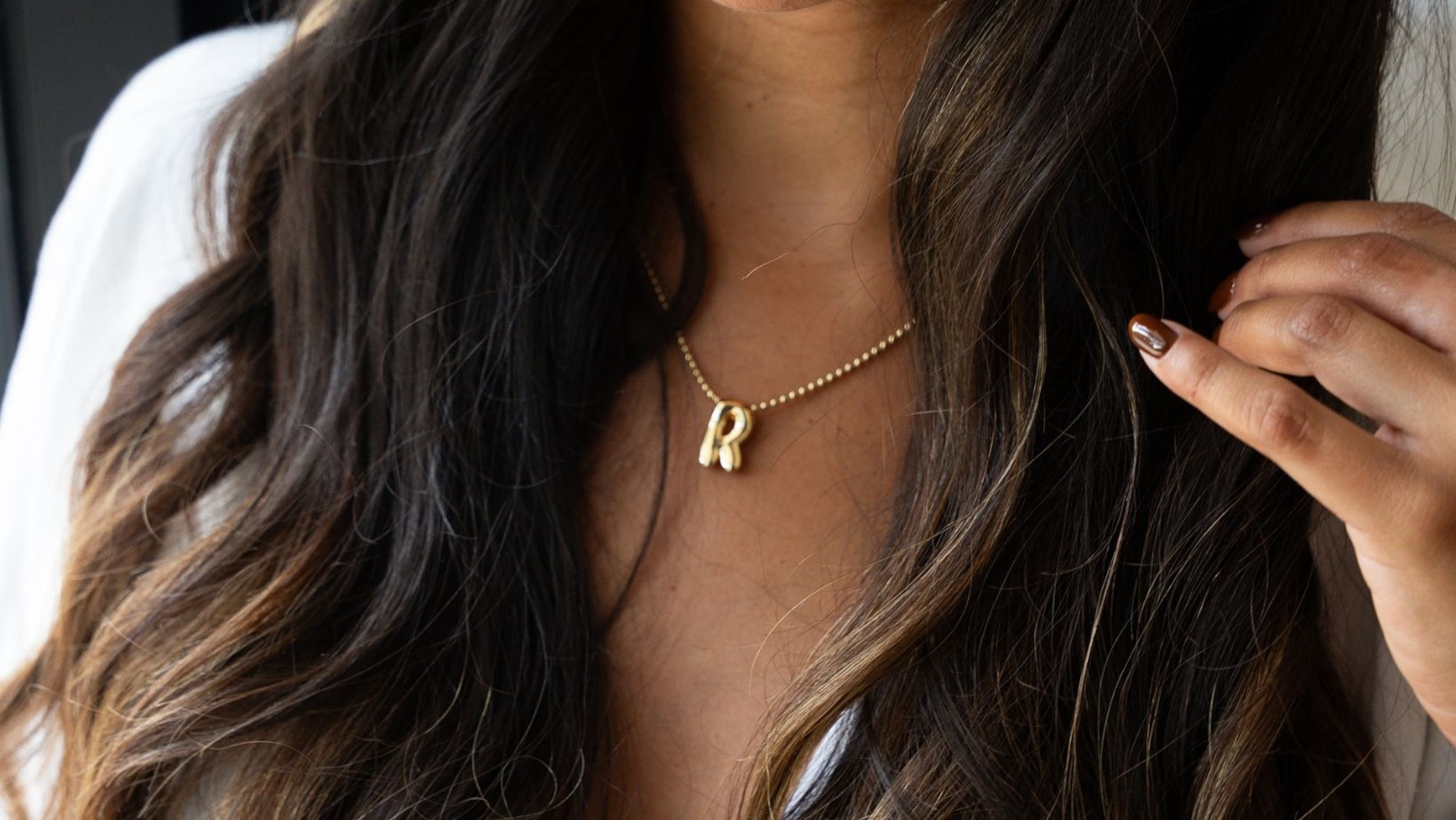 Leo & Luca: Mini Balloon Initial Necklace
