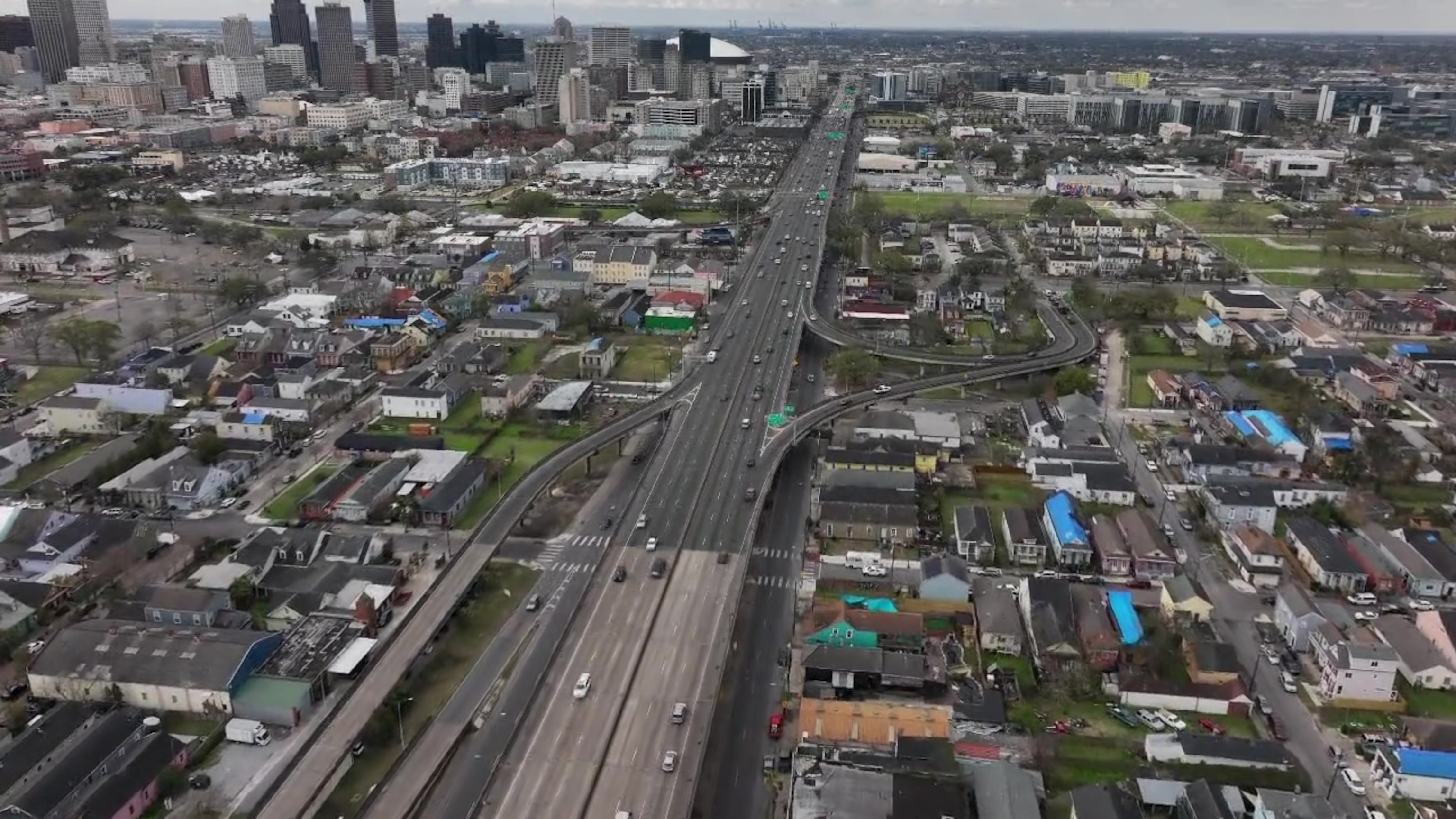 PHOTO: New Orleans' Claiborne Avenue Expressway cuts through one of the oldest African American communities in the country.