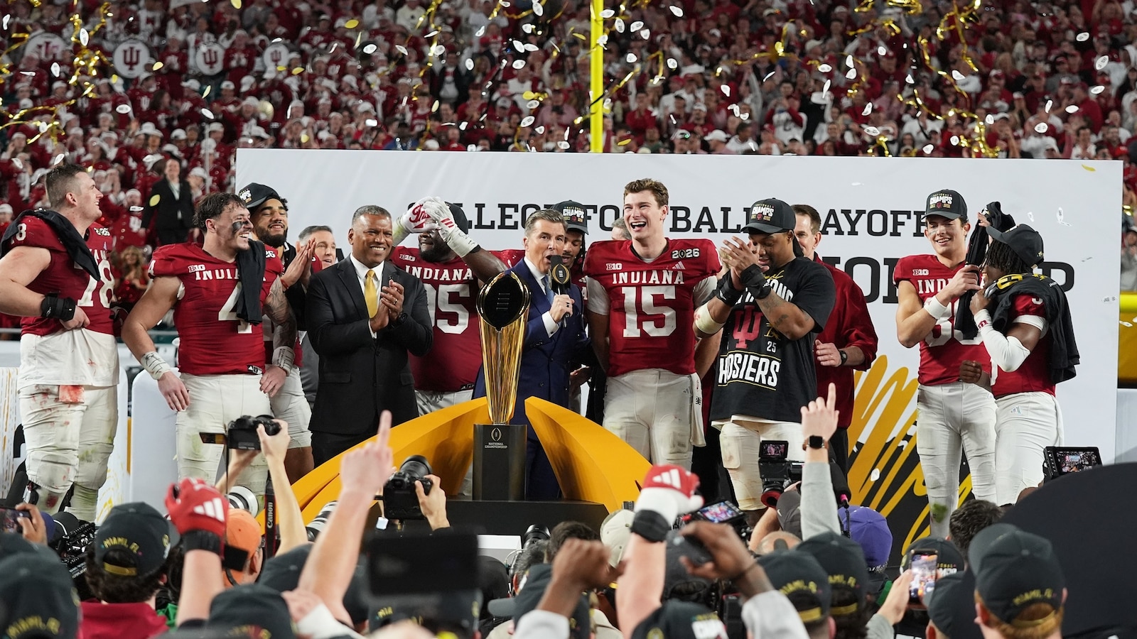 College football champion Indiana Hoosiers to visit White House this month: Source