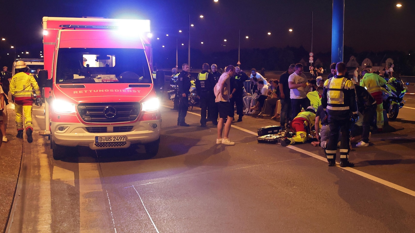 19 injured after fireworks show goes awry at fair in western Germany