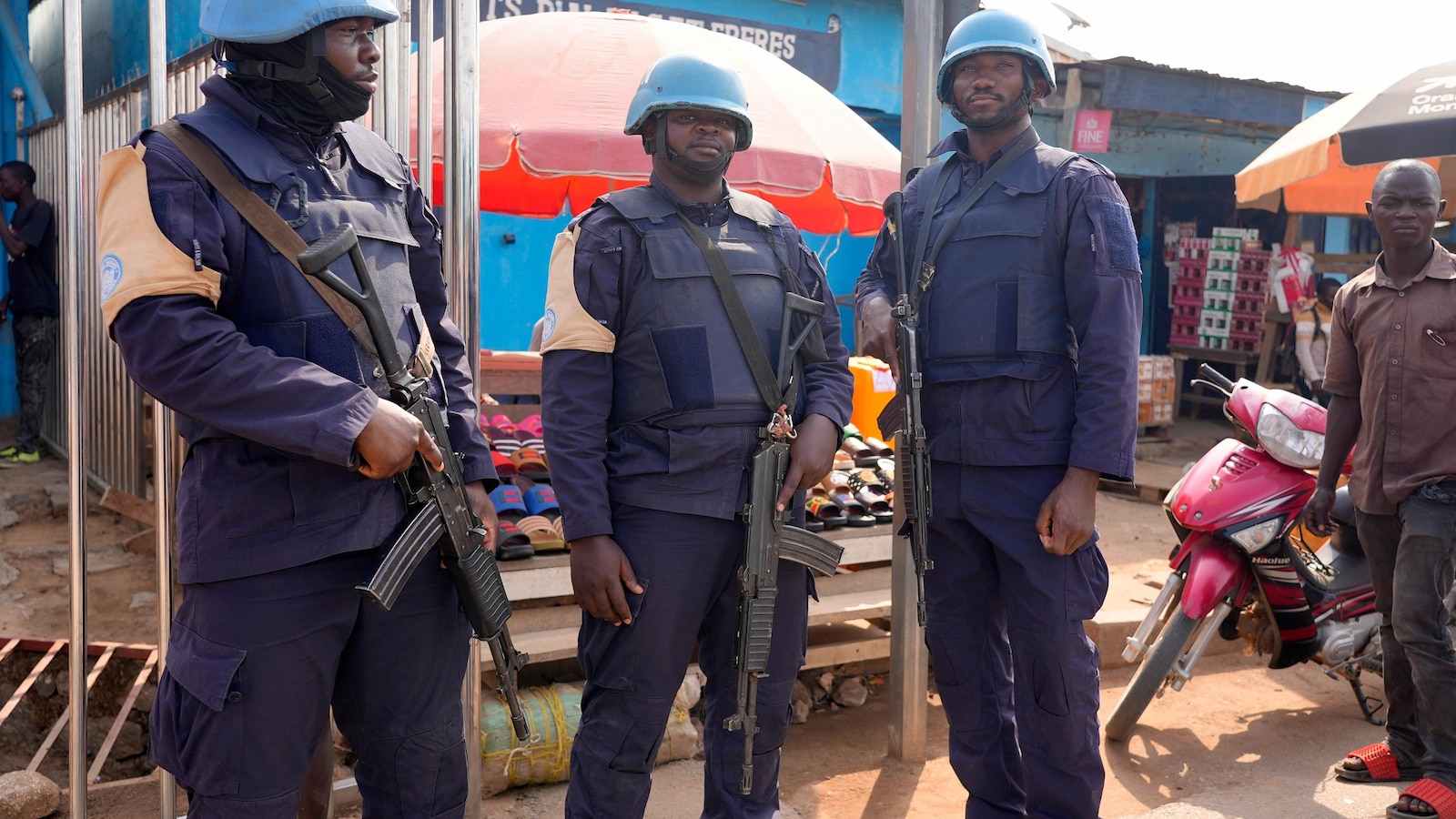 UN armored vehicle crashes in Central African Republic, killing 5 police officers