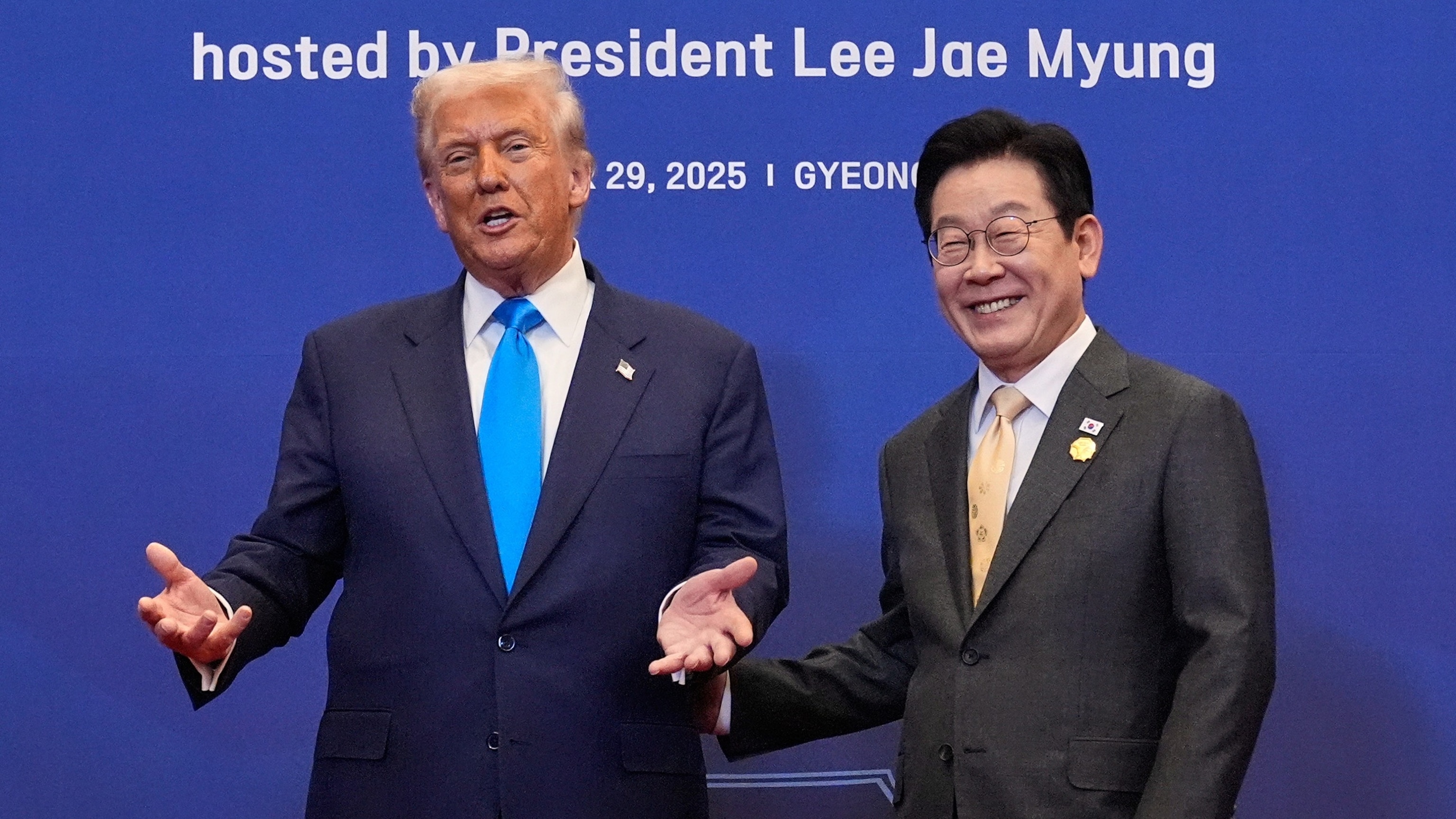 Trump says South Korea can build nuclear-powered submarine, trade