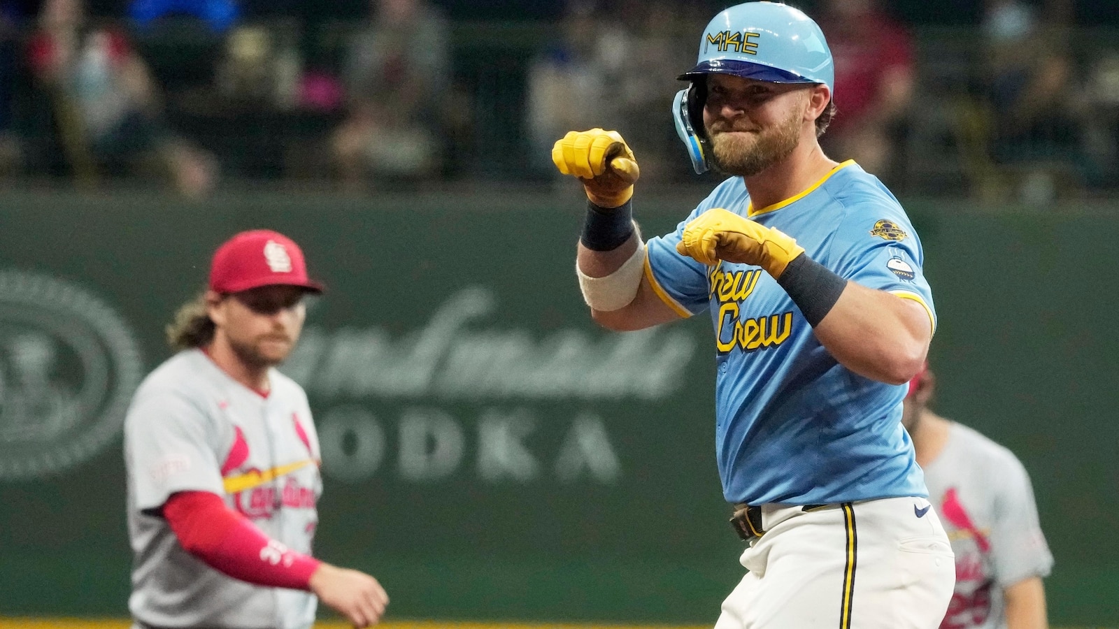 Quinn Priester wins his 12th straight decision as Brewers beat Cardinals 8-2