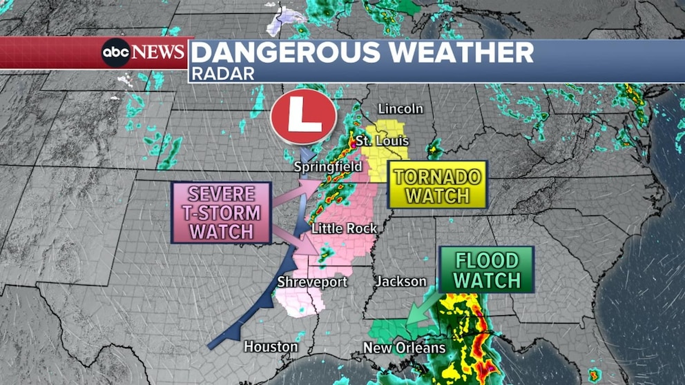 Video Million of Americans on alert for severe weather - ABC News