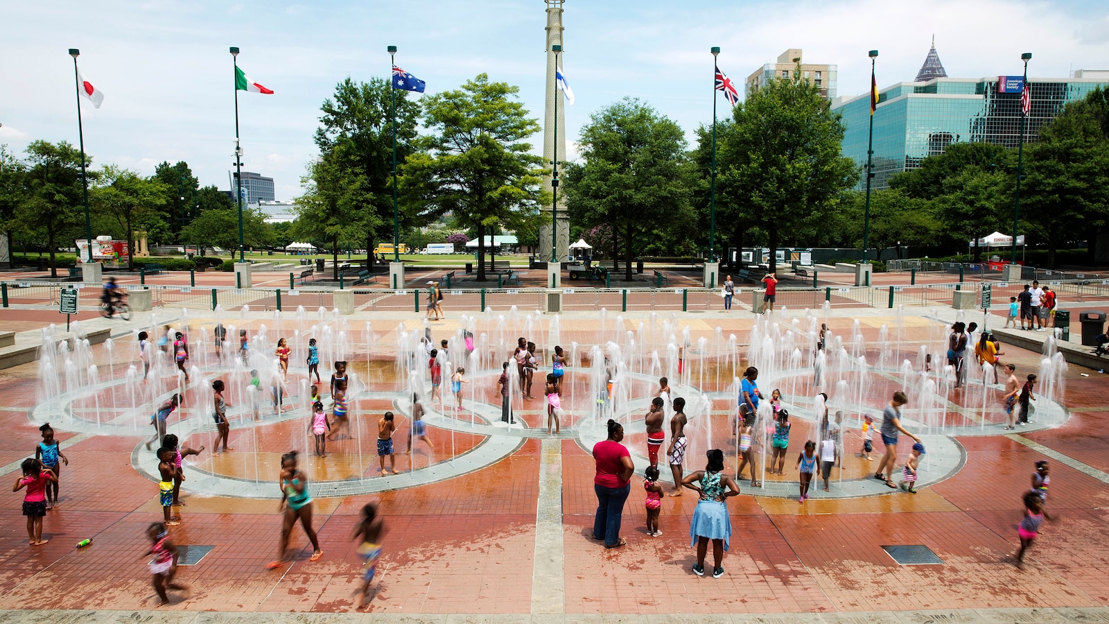 The torch relay for the 2028 Los Angeles Olympics will begin in Atlanta, home of the last U.S. Summer Games in 1996, and travel through all 50 states, organizers announced Tuesday.
