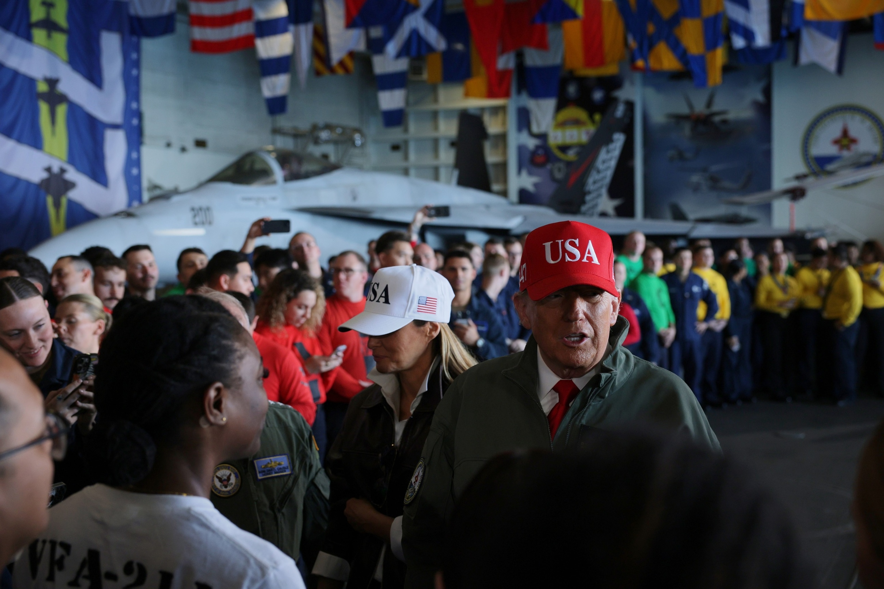 PHOTO: President Trump Joins Commemoration Of Navy's 250th Birthday In Norfolk, VA