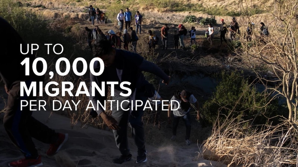 Video Officials say surge at border as Title 42 end looms - ABC News