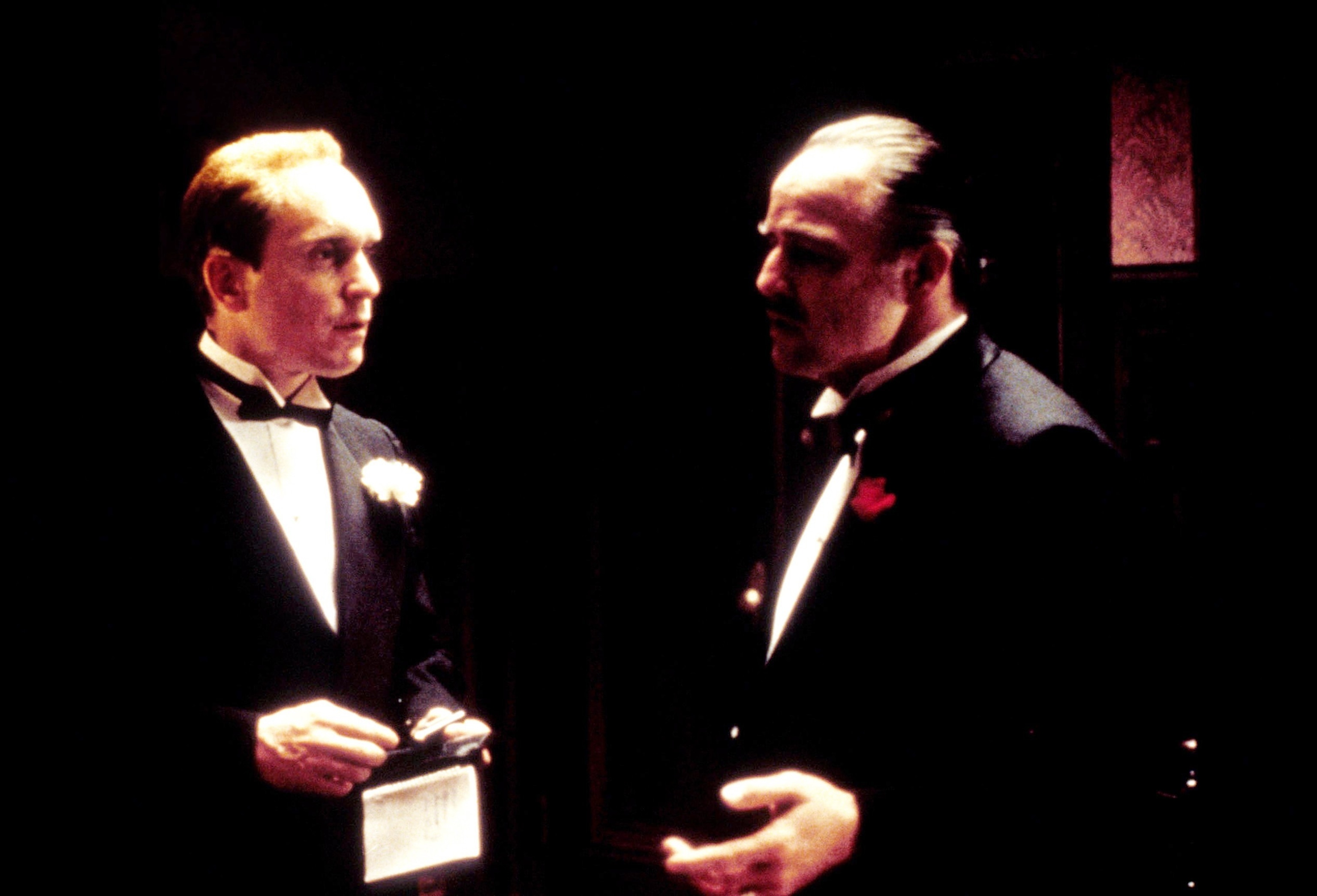 Foto: Robert Duvall y Marlon Brando 