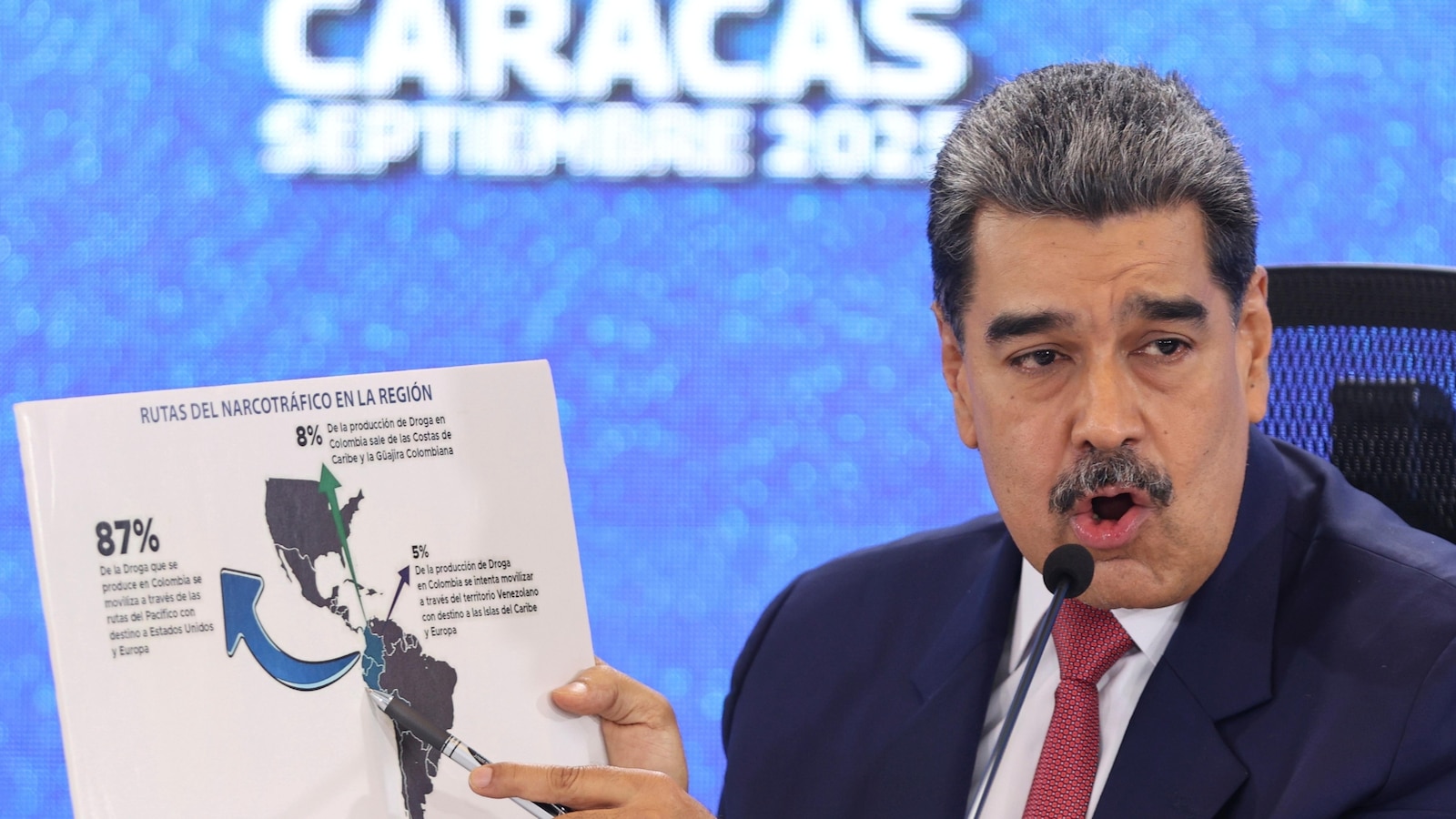 Venezuela's Maduro says the US is fabricating a war as aircraft carrier approaches