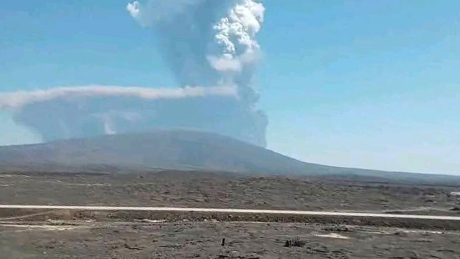 This volcano just erupted for the 1st time in 10,000 years