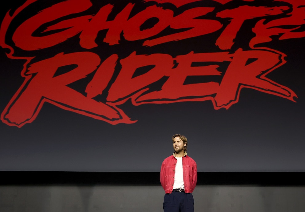 Ryan Gosling speaks onstage during the Marvel Studios Panel at 2026 San Diego Comic-Con on July 25, 2026 in San Diego, California.