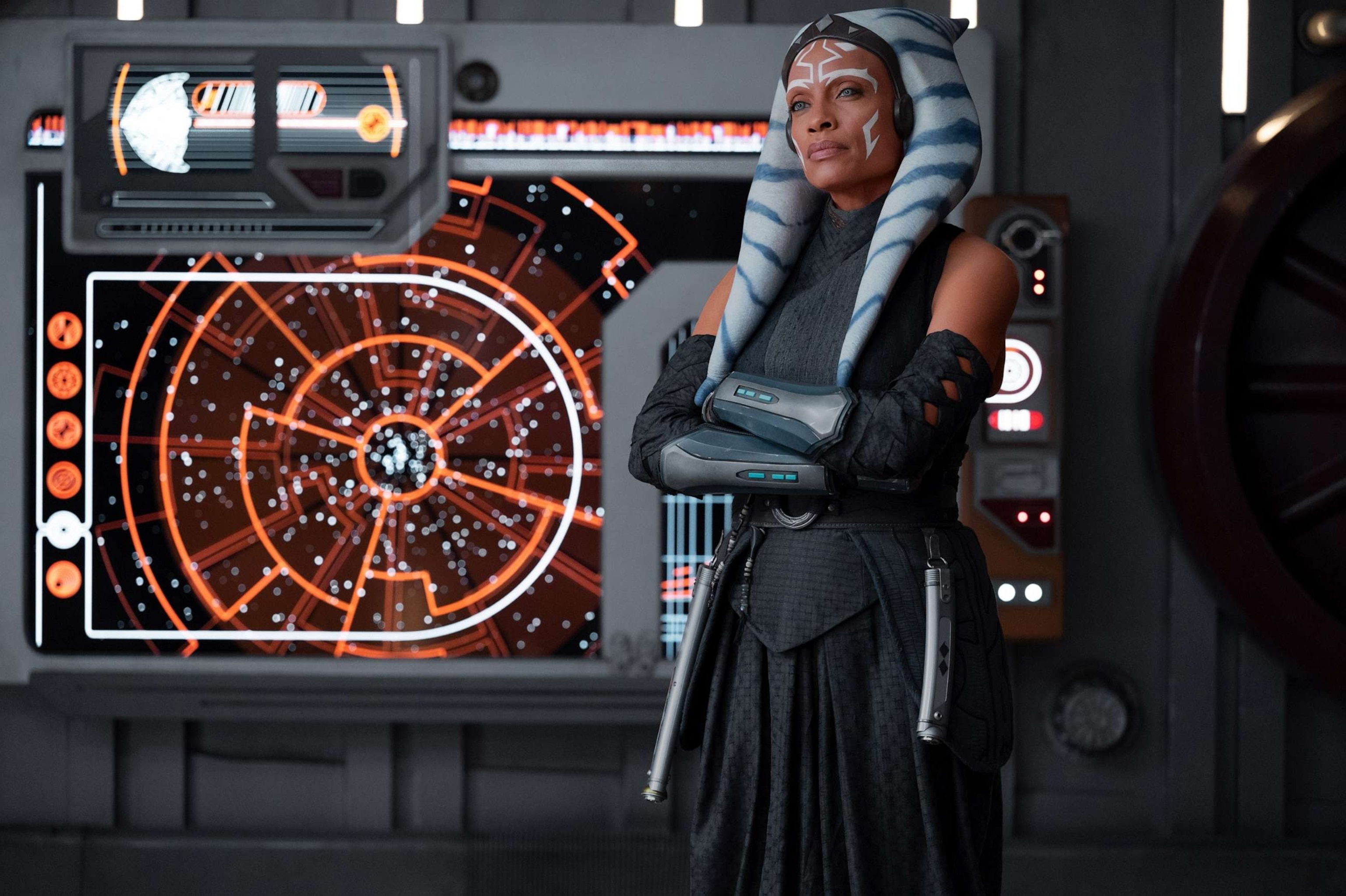 PHOTO: Rosario Dawson in a scene from the series "Ahsoka."