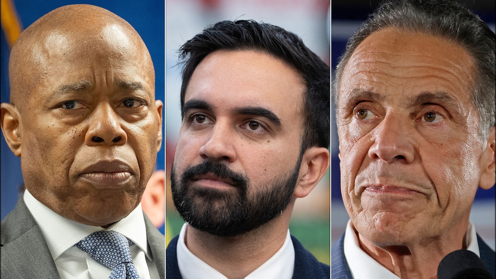 Cuomo, Adams Resist Uniting Against Mamdani in NYC Mayoral Race