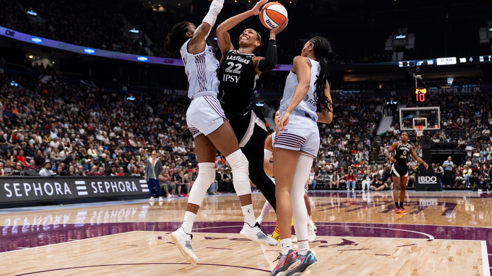Wilson's 27, Young's 21 Lift Aces Over Short-Handed Tempo