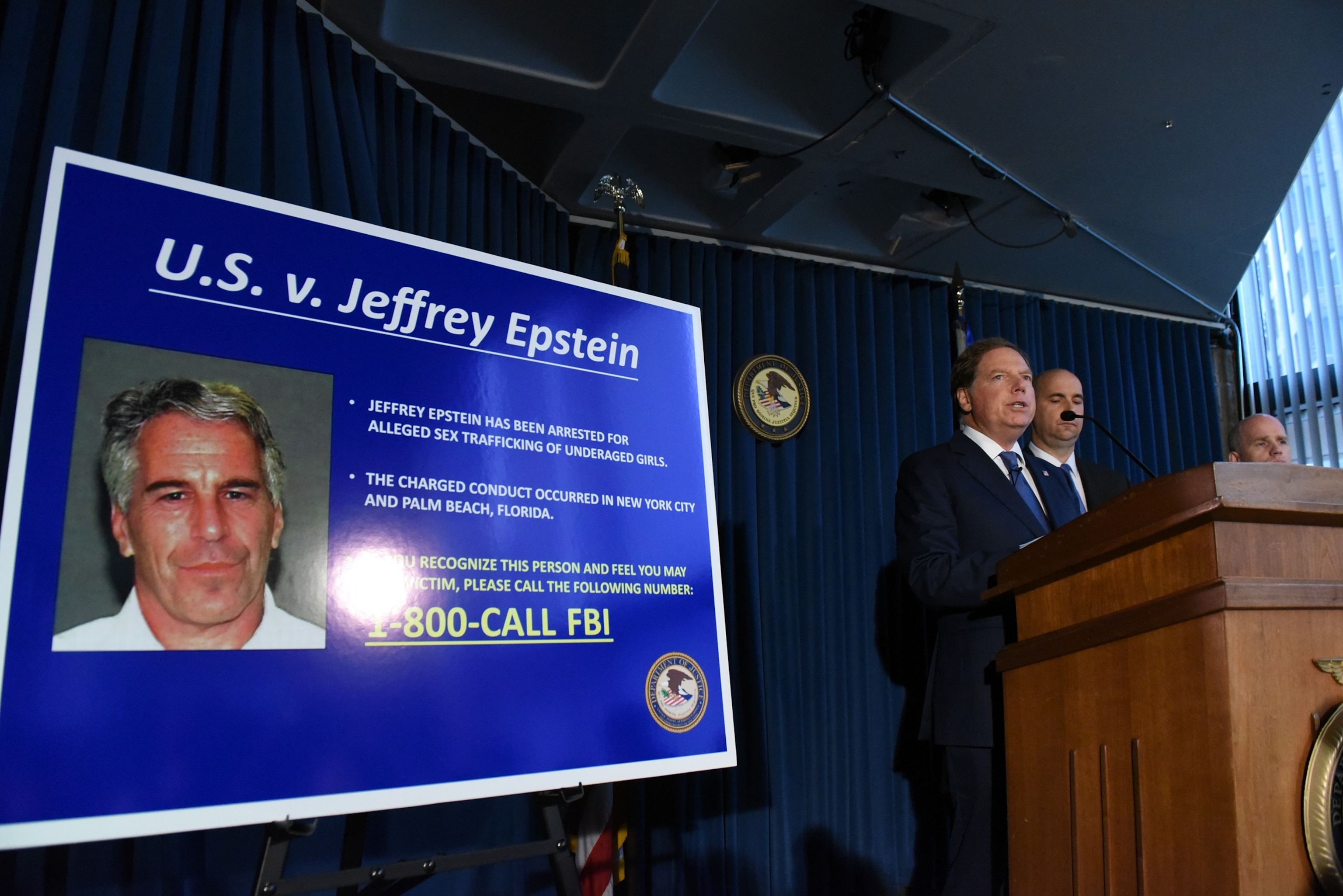 Foto: Jeffrey Epstein comparece ao tribunal federal de Manhattan sob acusações de tráfico sexual
