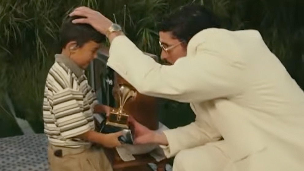 Bad Bunny hands his Grammy to young boy during Super Bowl halftime show