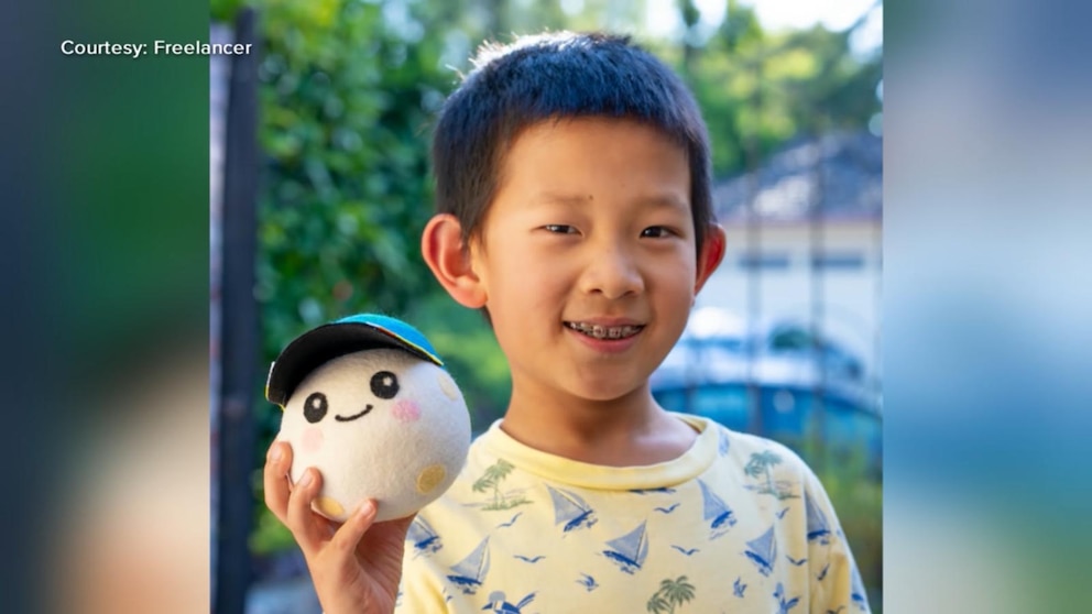 Video Meet the 8-year-old who designed official moon mascot