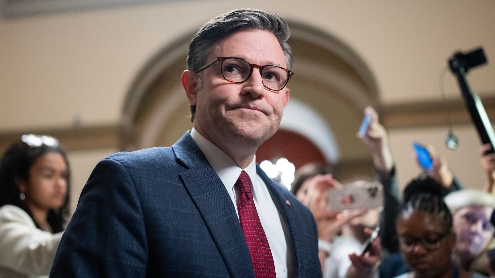While Johnson calls to lower temperature, House Republicans finger-point in Charlie Kirk killing