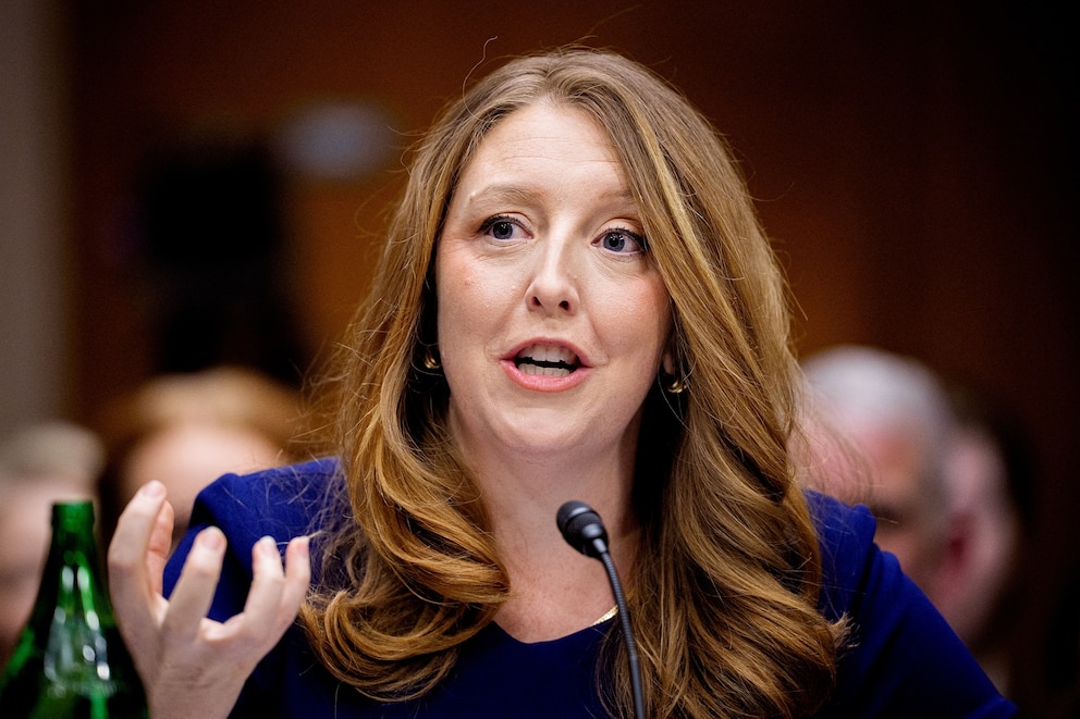 PHOTO: In this Feb. 25, 2026, file photo, Dr. Casey Means testifies at a Senate Health, Education, Labor and Pensions Committee hearing on Capitol Hill in Washington, D.C.
