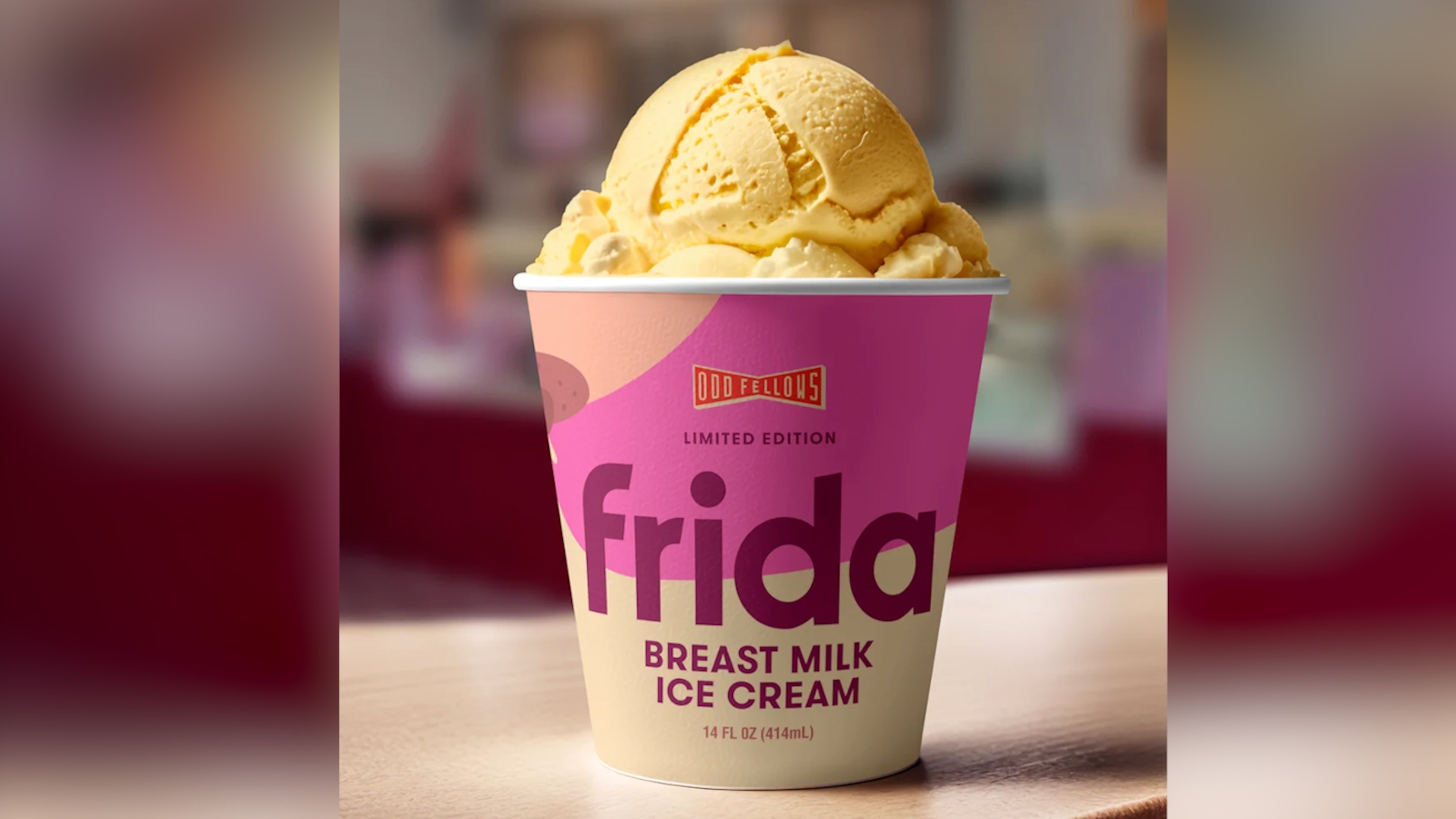 Video Breast milk-flavored ice cream available nationwide for a
