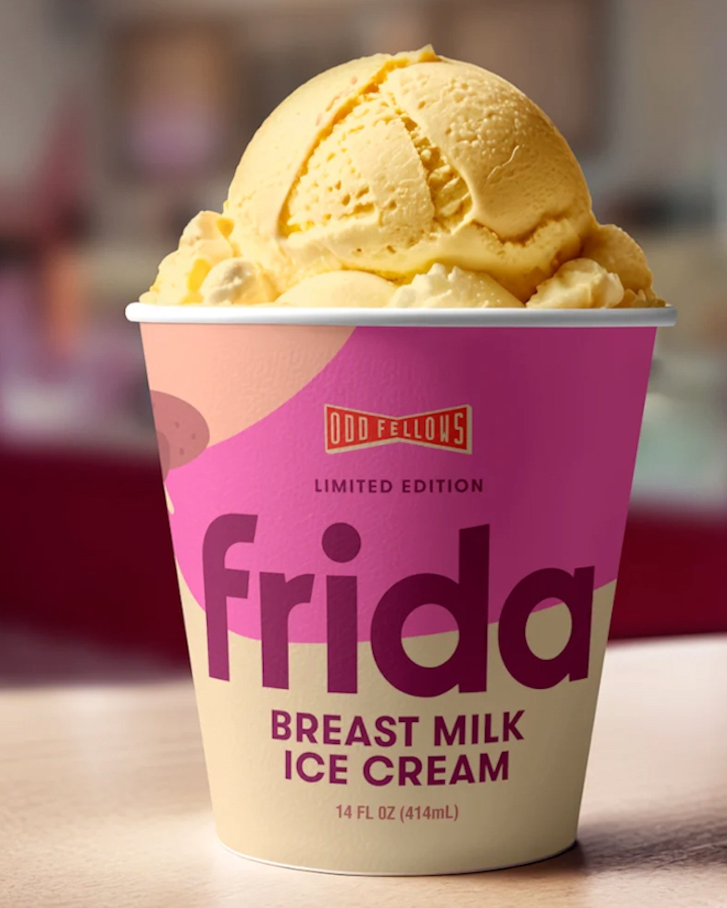 Video Breast milk-flavored ice cream available nationwide for a